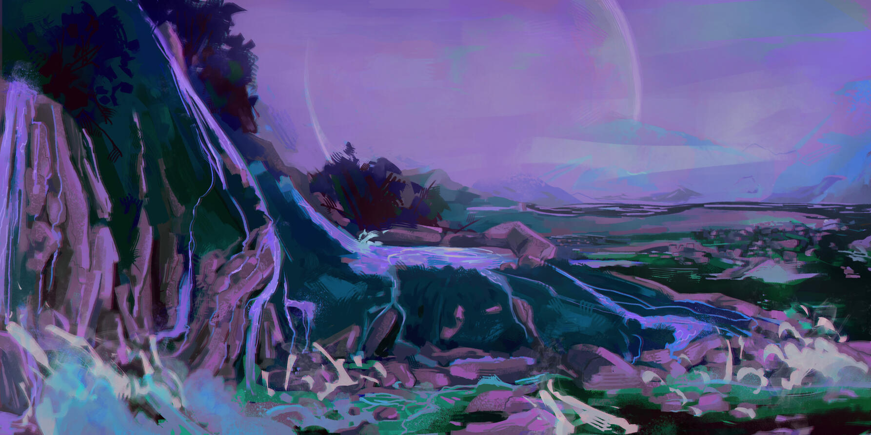 Original Story Environment Concept Painting